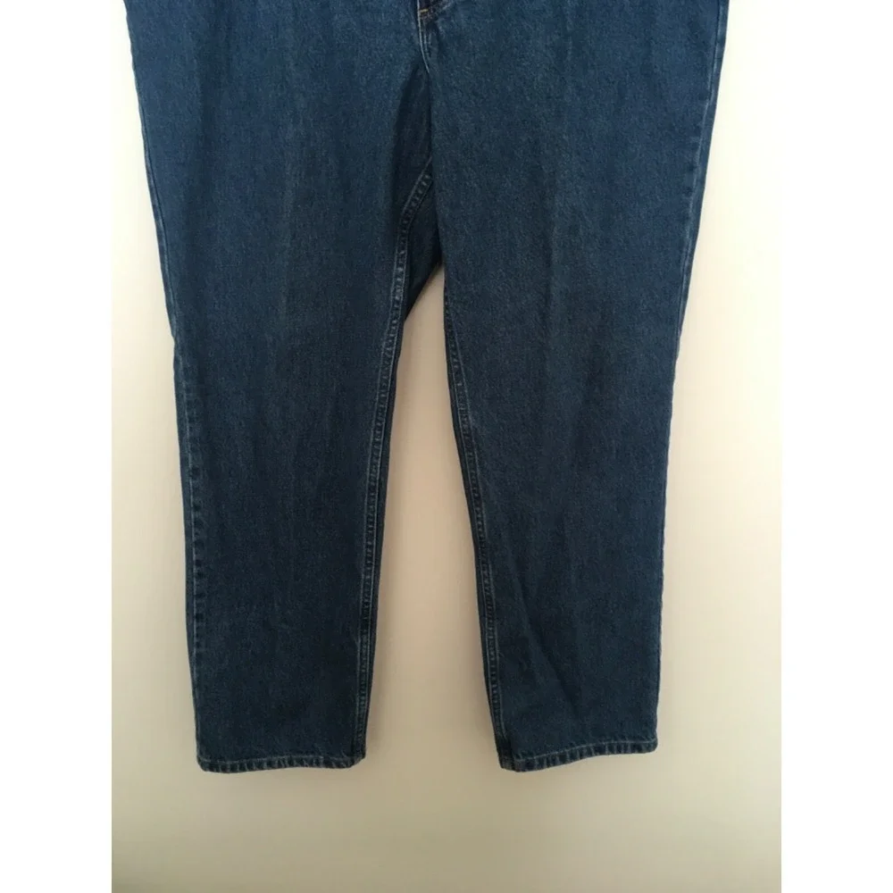 LL Bean Classic Fit Men's Sz 46x32 Denim Blue Jeans 100% Cotton 220626